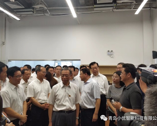 山東省委書記、省長、青島市委書記一行蒞臨我司視察指導工作